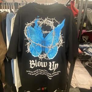 Blow Up “Butterfly” Graphic Black Tee - XL